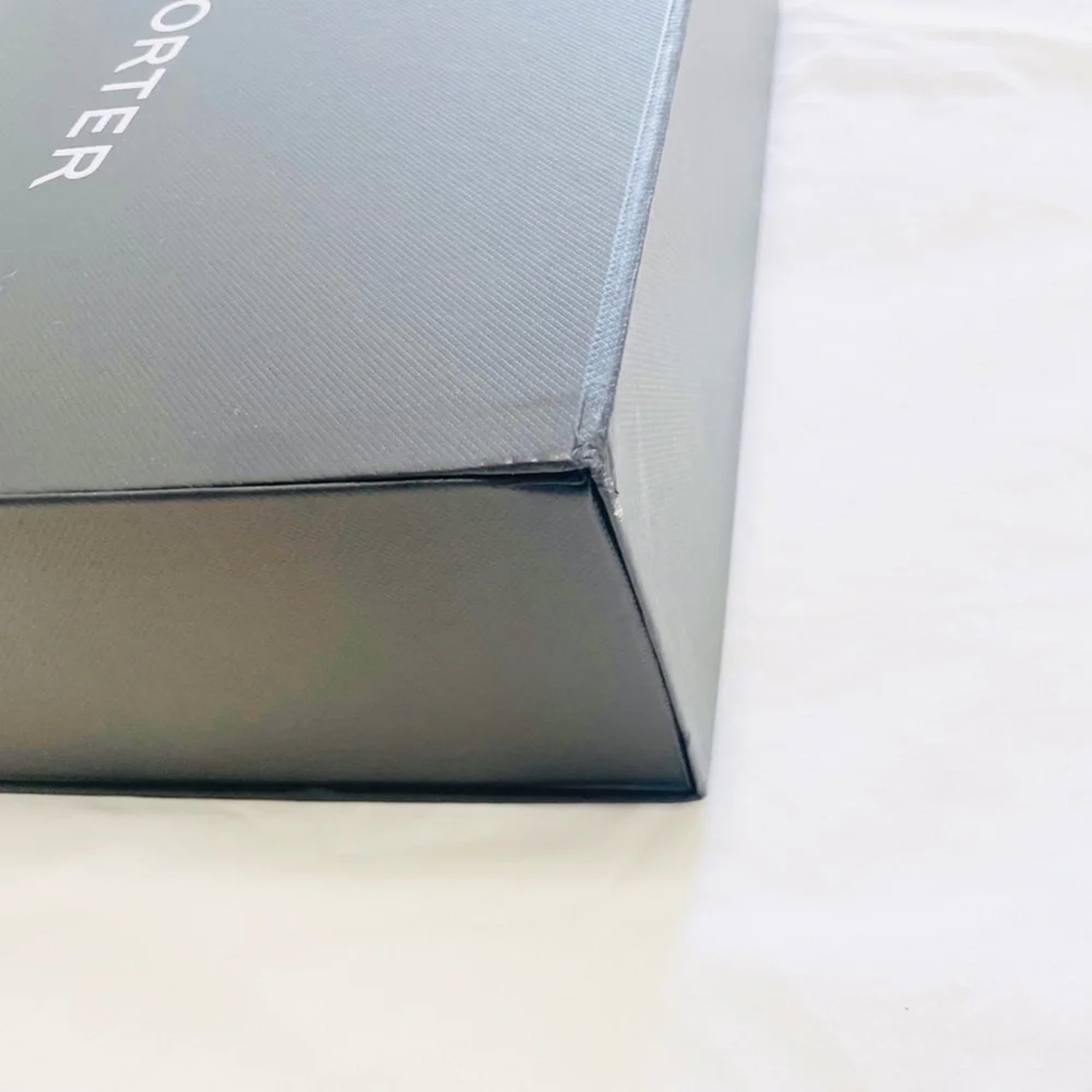 NET-A-PORTER Black LARGE Ribbon Storage Box 13.5 in. x 10 in. x 4.25 in.